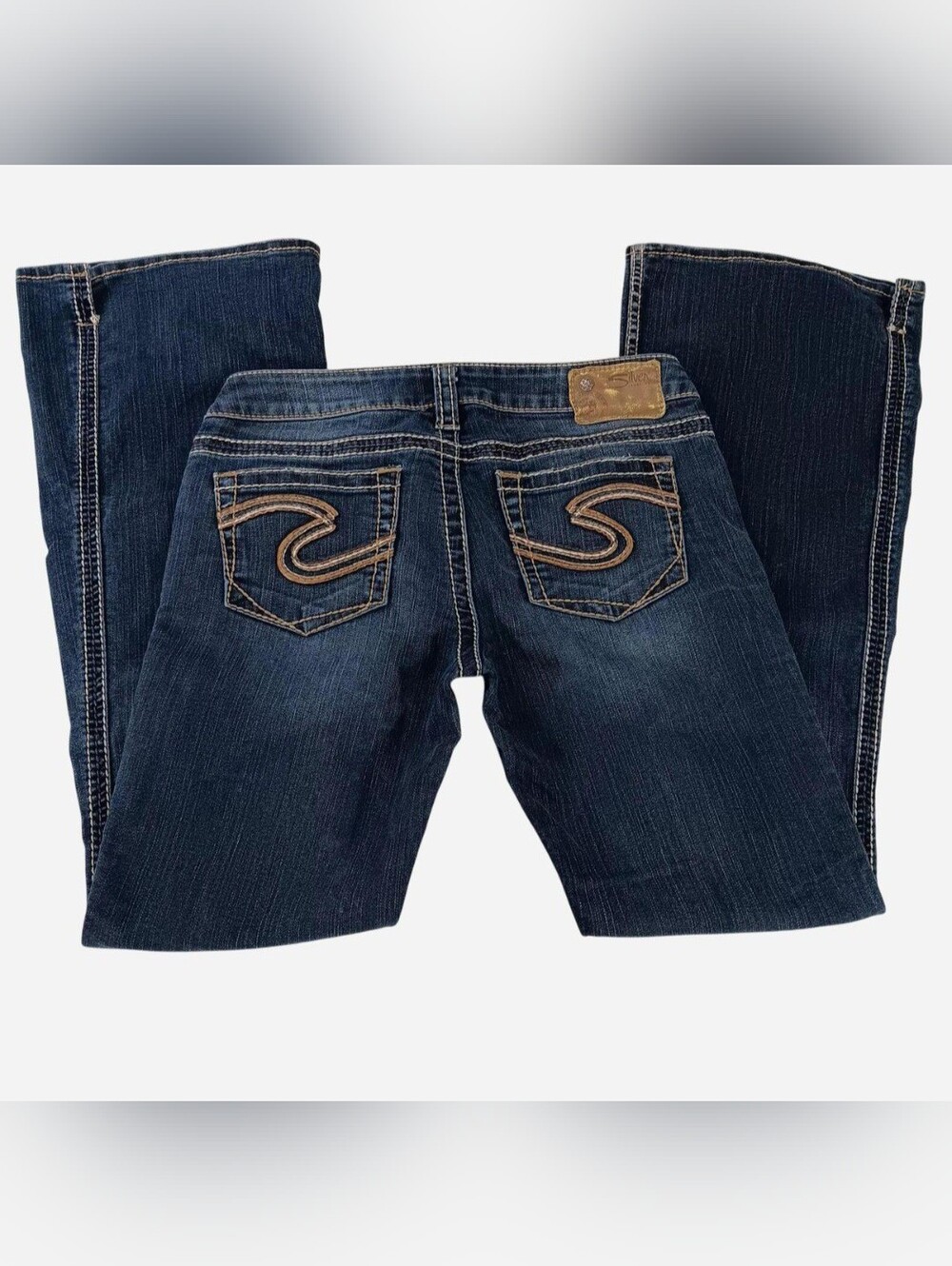 Silver Jeans Frances 22" Bootcut Jeans W29 L33 Measures 32x33 Y2K Western Grunge